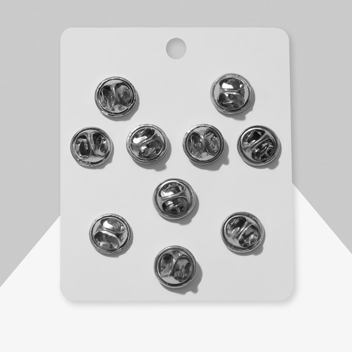 Набор значков (10 шт.) «Леди», цвет белый в золоте Набор значков (10 шт.) «Леди», цвет белый в золоте