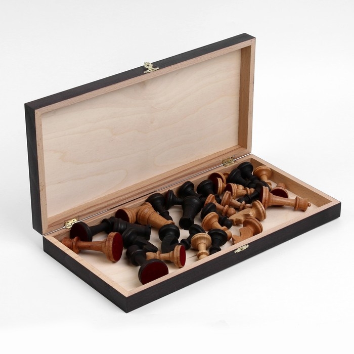 Шахматы деревянные большие, утяжеленные, 40 х 40 см, король h-9 см, пешка h-4.4 см, бук Шахматы деревянные большие, утяжеленные, 40 х 40 см, король h-9 см, пешка h-4.4 см, бук