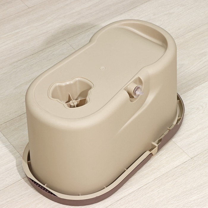 Швабра с отжимом и ведро с металлической центрифугой Доляна, 19,2 л, дополнительная насадка, цвет бежевый Швабра с отжимом и ведро с металлической центрифугой Доляна, 19,2 л, дополнительная насадка, цвет бежевый