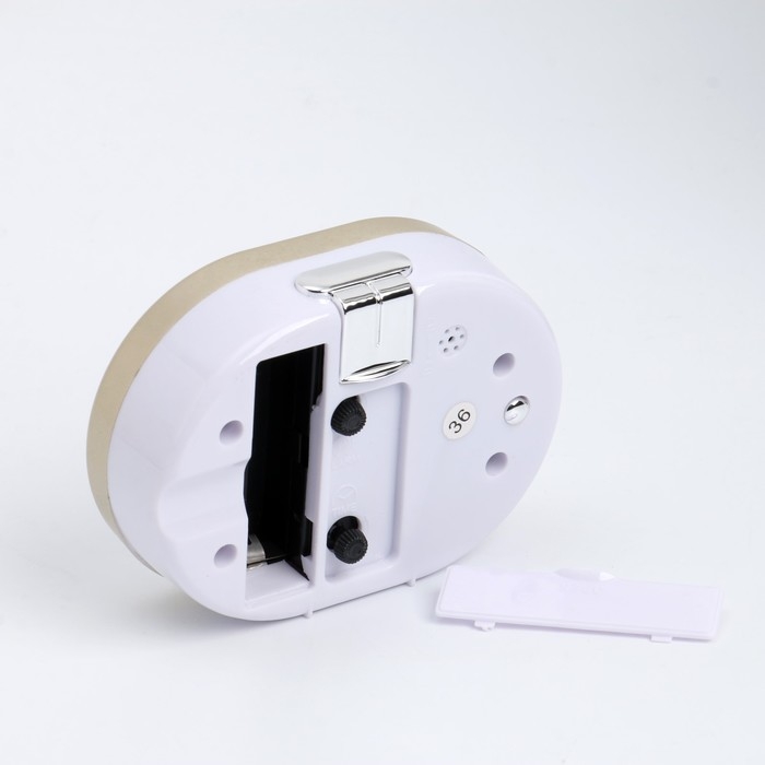 Будильник Будильник "Кантик" с подсветкой, 10 х 7.5 см золотой