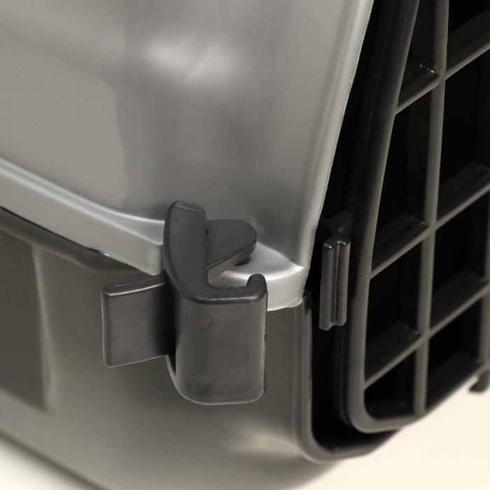 Переноска для животных  Переноска для животных "Сириус", 33,5 х 31 х 50 см, серый перламутр