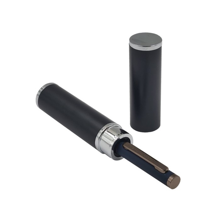 Ручка шариковая поворотная, 1.0 мм, BrunoVisconti FIRENZE, стержень синий, металлический корпус Soft Touch синий, в тубусе Ручка шариковая поворотная, 1.0 мм, BrunoVisconti FIRENZE, стержень синий, металлический корпус Soft Touch синий, в тубусе