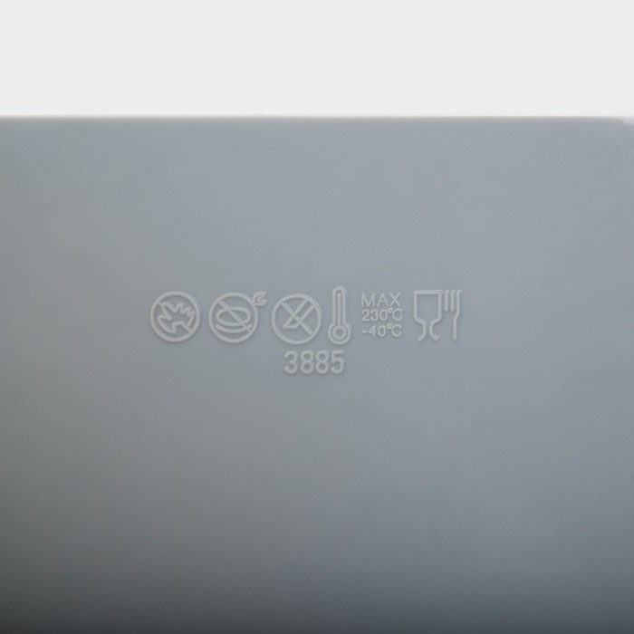 Коврик для айсинга Доляна «Листья», силикон, 16×13×0,3 см, цвет серый Коврик для айсинга Доляна «Листья», силикон, 16×13×0,3 см, цвет серый