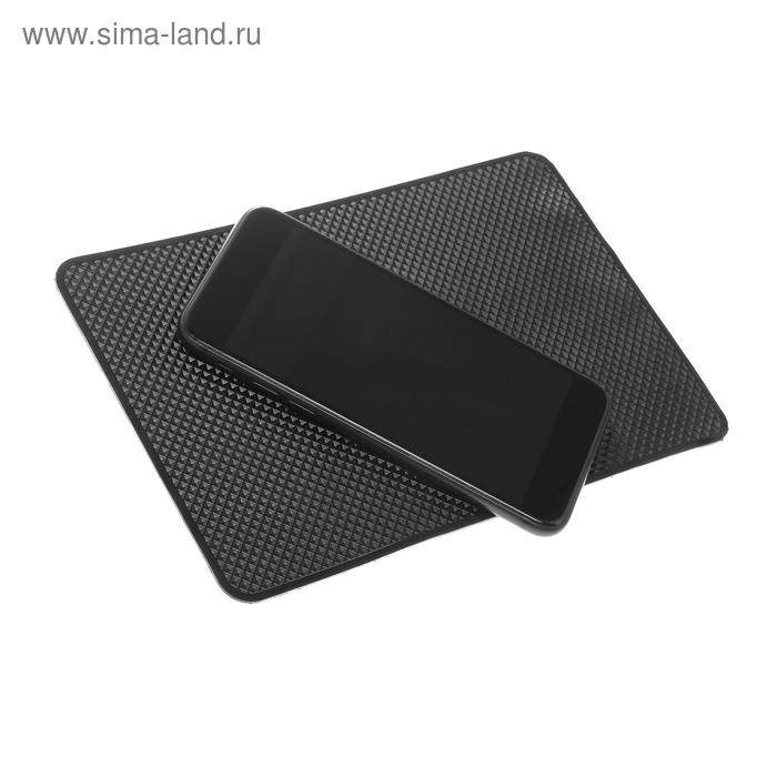 Коврик противоскользящий, 20×13 см, черный Коврик противоскользящий, 20×13 см, черный