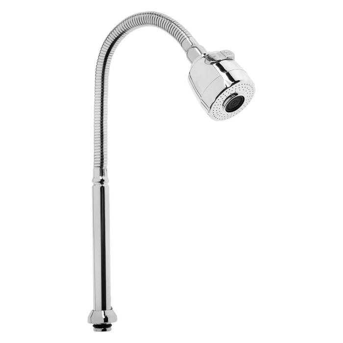 Излив для смесителя ZEIN, 3/4 Излив для смесителя ZEIN, 3/4", гибкий, 2-х режимный аэратор , нержавеющая сталь, хром