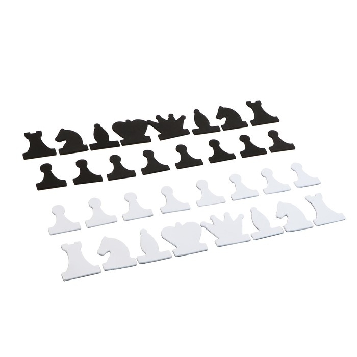 Набор магнитных фигур для демонстрационных шахмат, фигура 8 х 8 см Набор магнитных фигур для демонстрационных шахмат, фигура 8 х 8 см