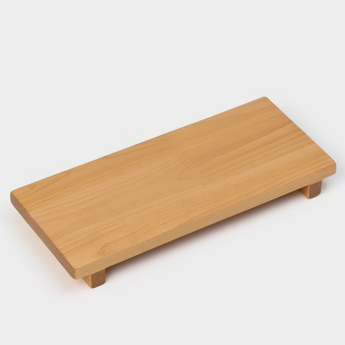 Блюдо для подачи на ножках Adelica «Евразия», для суши и роллов, 35×15×5,5 см, массив берёзы Блюдо для подачи на ножках Adelica «Евразия», для суши и роллов, 35×15×5,5 см, массив берёзы