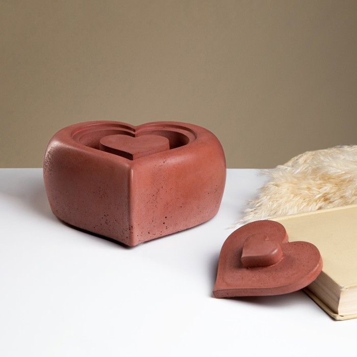 Биокамин настольный Биокамин настольный "Сердце" 17 х 8 см, топливо и спички в комплекте