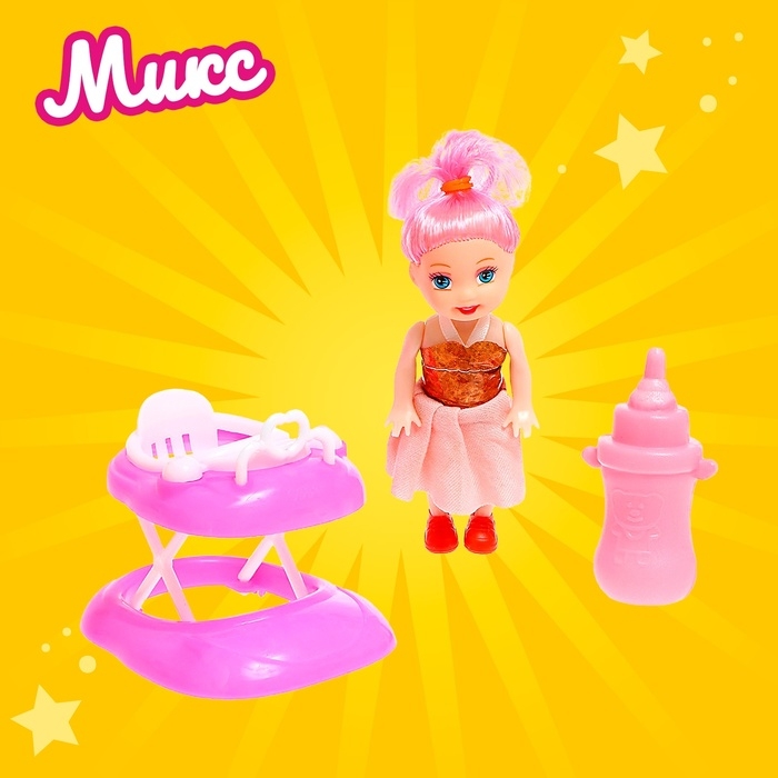 Кукла малышка «Ева» с аксессуарами, МИКС Кукла малышка «Ева» с аксессуарами, МИКС