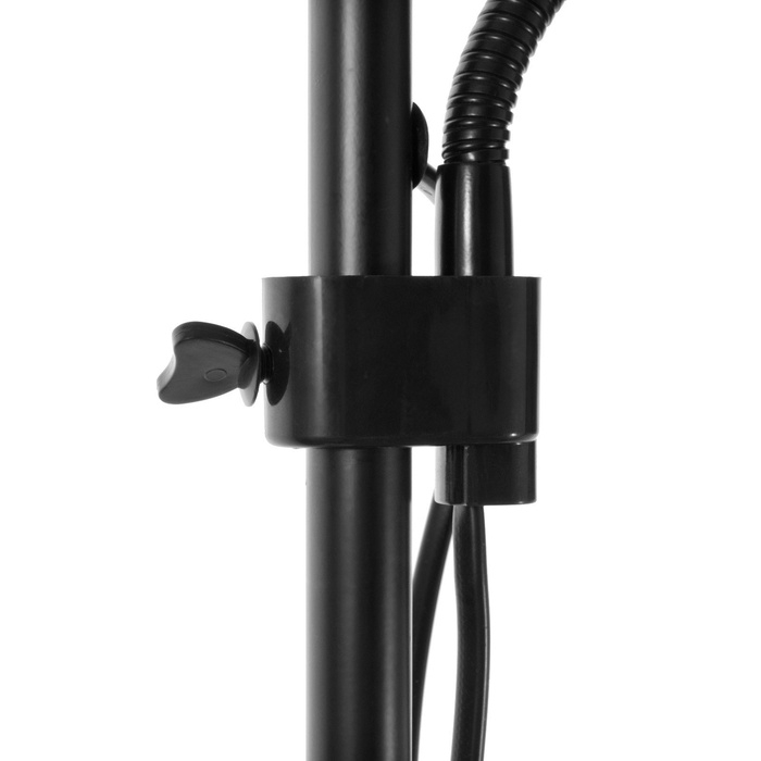 Торшер  Торшер "Тренд 2" 1х40Вт Е27+1хЕ27 40Вт черный 22х22х180 см.