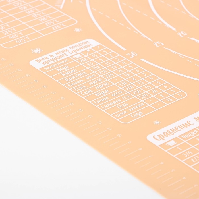 Силиконовый коврик для выпечки «Сладкая булочка», 50 х 40 см Силиконовый коврик для выпечки «Сладкая булочка», 50 х 40 см