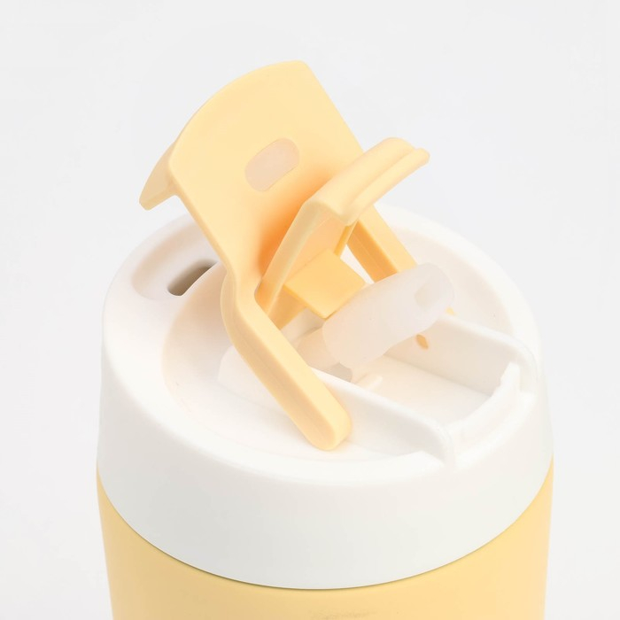 Термокружка, 500 мл, Sсhool Thank you, сохраняет тепло 6 ч, жёлтая Термокружка, 500 мл, Sсhool Thank you, сохраняет тепло 6 ч, жёлтая