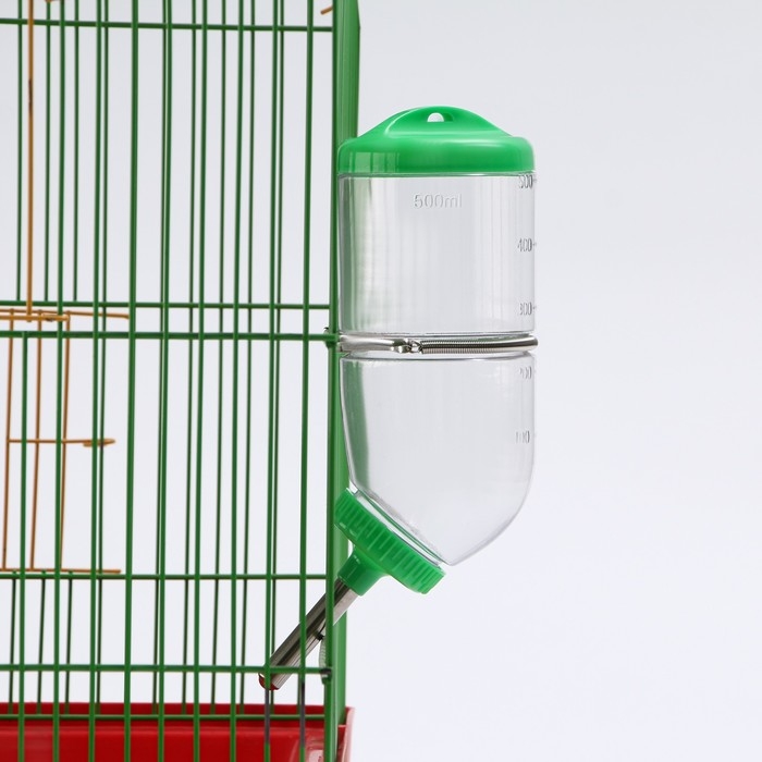 Поилка для грызунов, 500 мл, 20,5 х 5 см, зелёная Поилка для грызунов, 500 мл, 20,5 х 5 см, зелёная