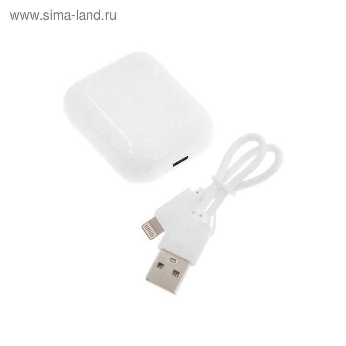 Наушники беспроводные Luazon i12, TWS, BT 5.0, 35/300 мАч, сенсор, глянцевые, белые Наушники беспроводные Luazon i12, TWS, BT 5.0, 35/300 мАч, сенсор, глянцевые, белые