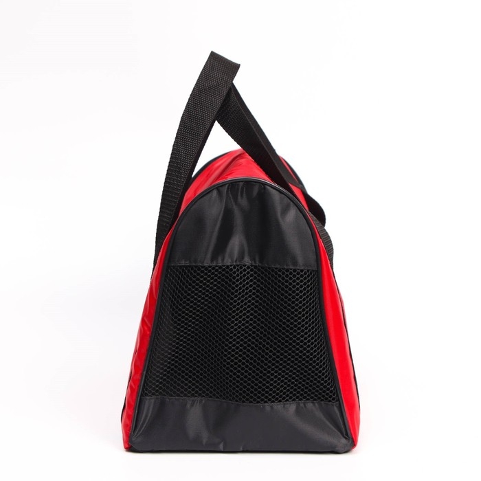 Сумка - переноска для животных  Сумка - переноска для животных "Туннель", нейлон, 37 х 22 х 26 см, красный