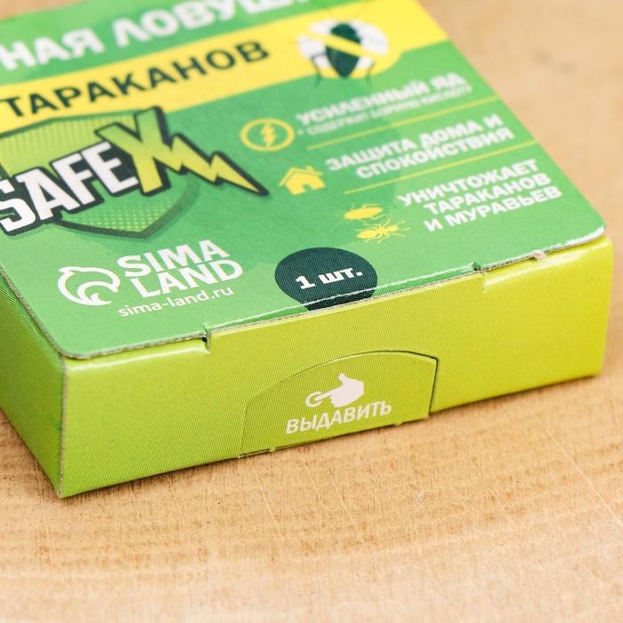 Борные ловушки от тараканов Борные ловушки от тараканов "SAFEX", 6 шт