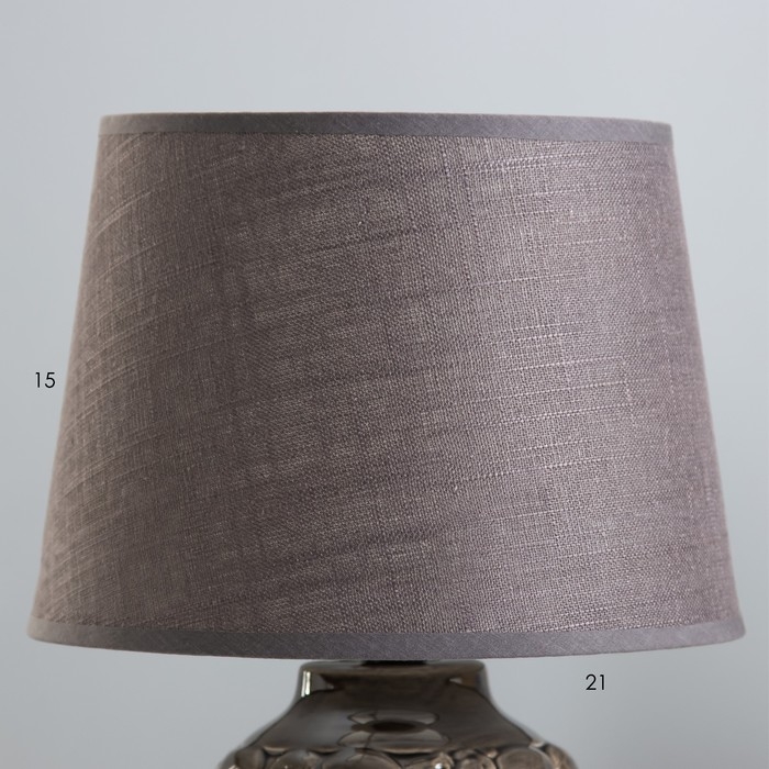 Настольная лампа Настольная лампа "Череп" Е14 40Вт серый 23х23х34,5 см RISALUX