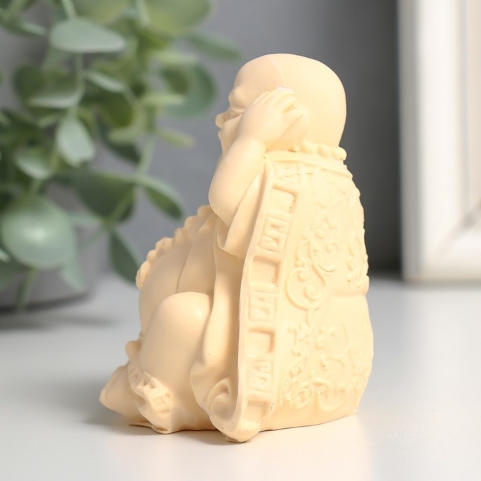 Нэцке полистоун Нэцке полистоун "Хотей - не вижу, не слышу, не скажу" МИКС 6х7х8 см