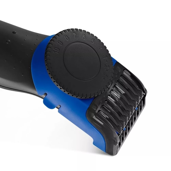 Триммер для волос Kitfort KT-3124-3, для бороды/усов, от АКБ, чёрно-синий Триммер для волос Kitfort KT-3124-3, для бороды/усов, от АКБ, чёрно-синий