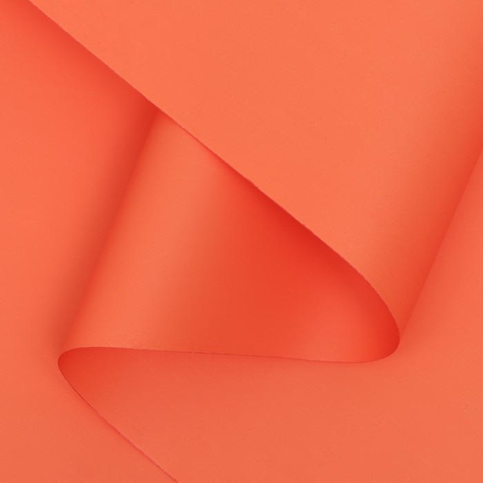 Плёнка матовая, 0,58 x 10 м, морковный, 70 мкм Плёнка матовая, 0,58 x 10 м, морковный, 70 мкм