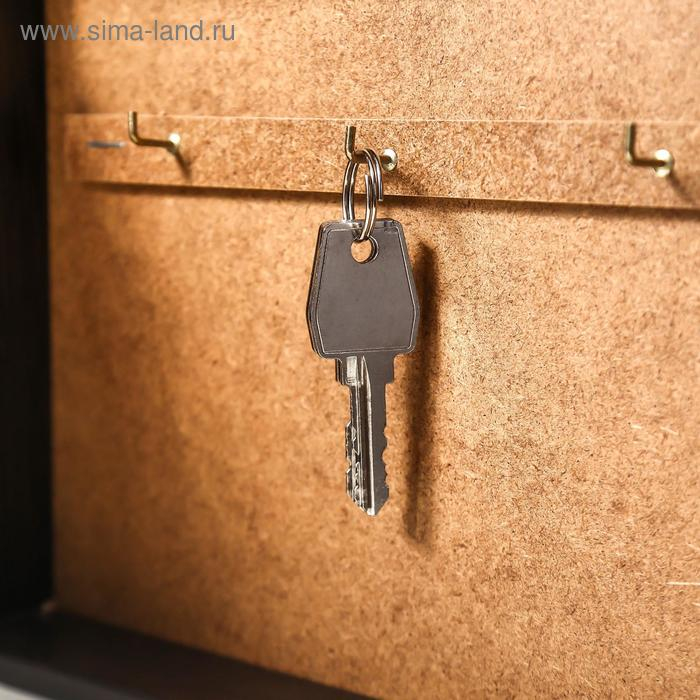 Ключница Ключница "Амстердам" венге 19х24 см МИКС