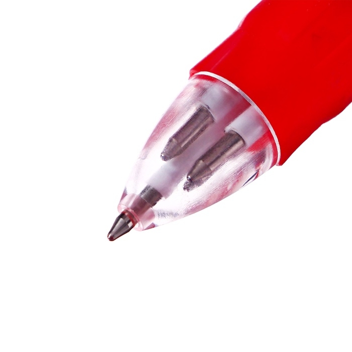 Многоцветная шариковая ручка Calligrata Многоцветная шариковая ручка Calligrata "Дракон" автоматическая, 4-х цветная, МИНИ, красная