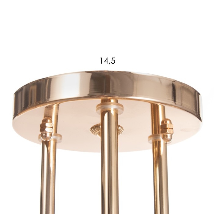 Люстра Люстра "Кейти" 3х60Вт Е27 Золото 48х48х28см