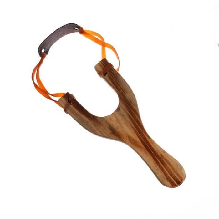 Рогатка деревянная с двойным жгутом Рогатка деревянная с двойным жгутом