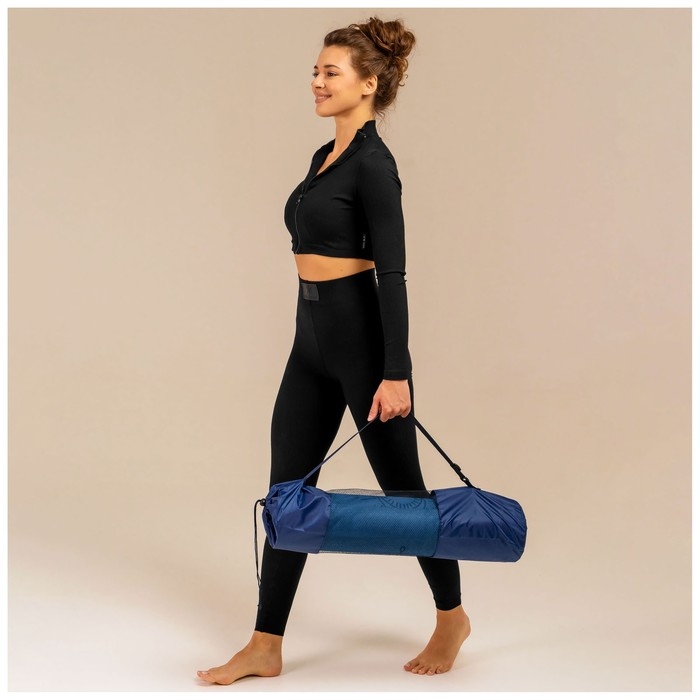 Чехол для йога-коврика Sangh Moon, цвет синий Чехол для йога-коврика Sangh Moon, цвет синий