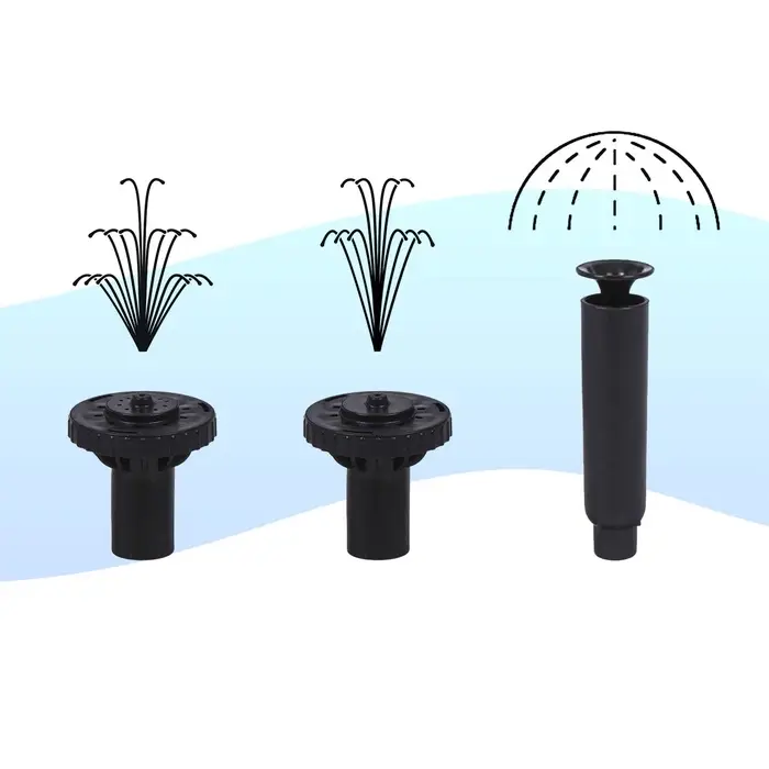 Фонтан садовый HJ-1143, 22 Вт, h=1.6 м, 1000 л/ч, шнур 5 м