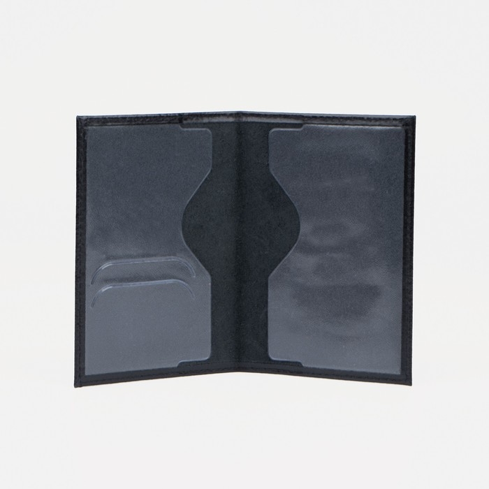 Обложка для паспорта, тиснение, цвет чёрный Обложка для паспорта, тиснение, цвет чёрный