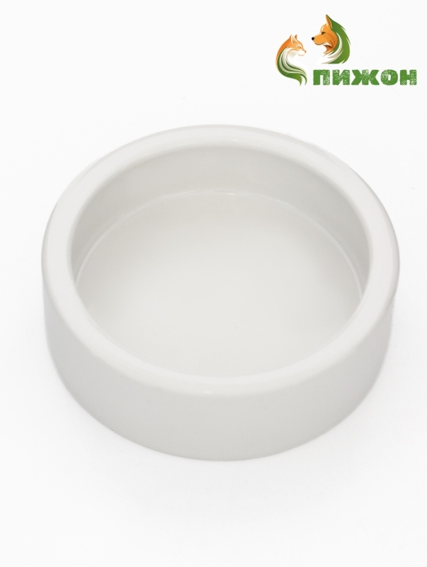 Миска керамическая для терариума 10 х 3 см, белая Миска керамическая для терариума 10 х 3 см, белая