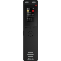 Диктофон RITMIX RR-155, 16Гб,micro SD, APE, MP3, WMA, FLAC, WAV, Jack 3.5, micro USB,черный