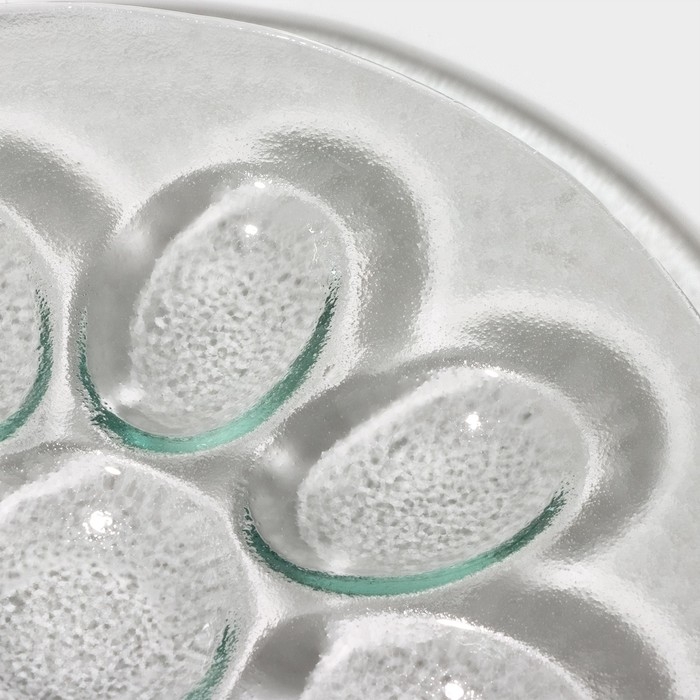 Подставка стеклянная для яиц «Авис», d=22 см, 9 ячеек Подставка стеклянная для яиц «Авис», d=22 см, 9 ячеек