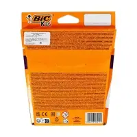 Фломастеры 10 цветов BIC Kids Magic и 2 обесцвечивающих, детские, стираемые