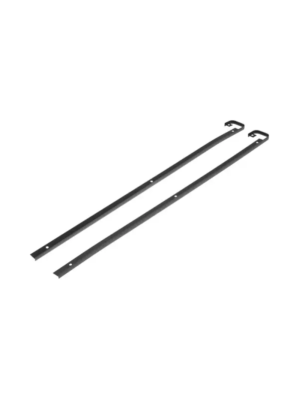 Планка для столешницы щелевая CAPPIO, 38 мм, цвет черный, набор 2 шт