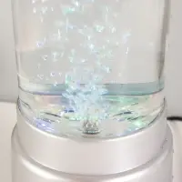 Лава - лампа RISALUX &laquo;Ракета-аквариум&raquo;, подсветка, RGB, от сети 220 В, серебристая, 10&times;10&times;60 см