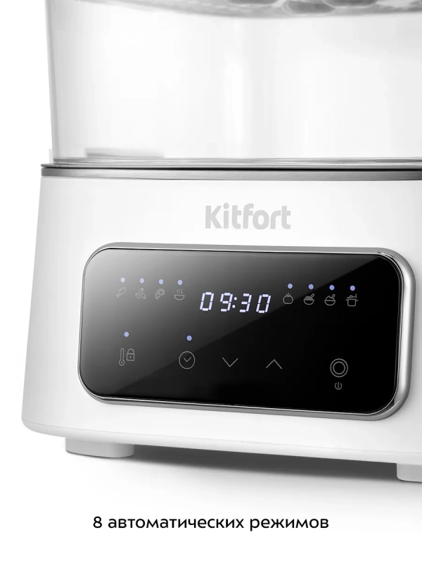 Пароварка электрическая с таймером КТ-6467 - 1000 Вт Пароварка электрическая с таймером КТ-6467 - 1000 Вт