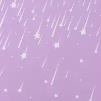 Пленка флористическая для цветов, &laquo;Звездопад&raquo;, сиреневая, 57&times;57 см