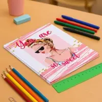 Дневник школьный для 1-11 классов, &laquo;Стильная девушка&raquo;, твёрдая обложка 7БЦ, матовая ламинация, 40 листов