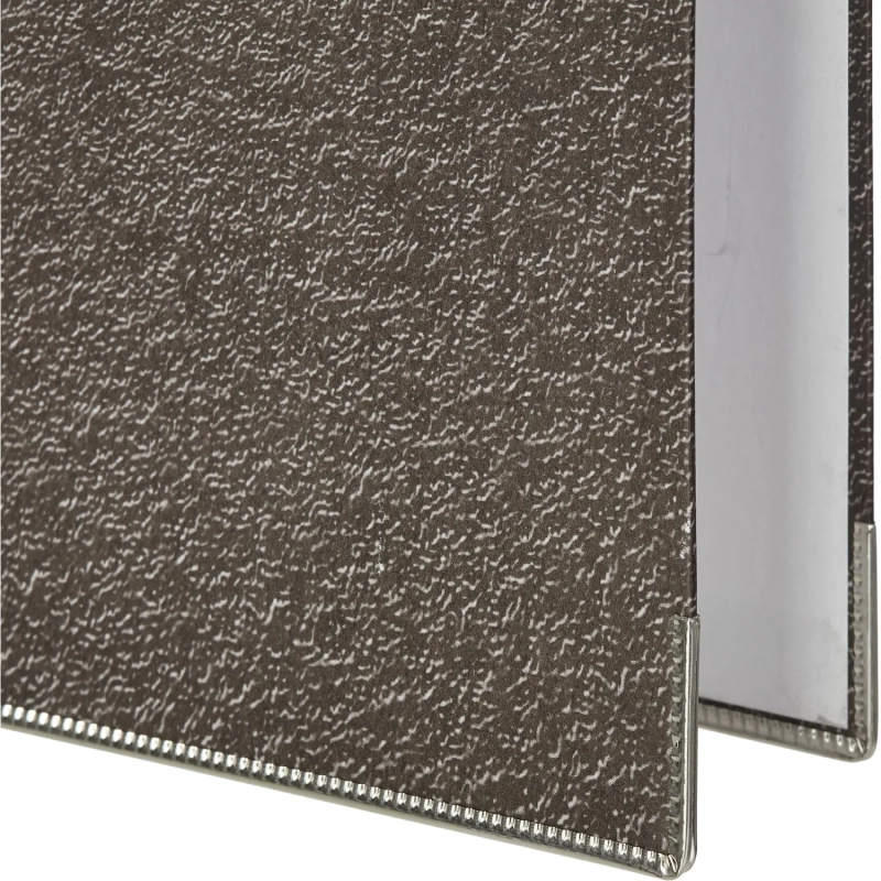 Папка-регистратор 75 мм Attacheмрамор,мет.уг.,черный кореш,карм.кор,бум/бум