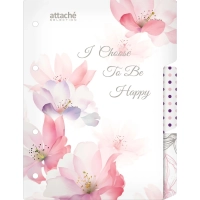 Разделитель листов пласт А5 Attache Selection Flower dreams, 3шт/уп, в асс