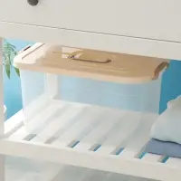 Контейнер для хранения с крышкой, 15 л, 41.5&times;27&times;22 см, пластик, МИКС
