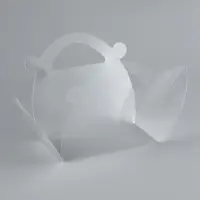 Складная прозрачная коробка из PVC, для упаковки подарков, 9.9×4.9×5.5 см
