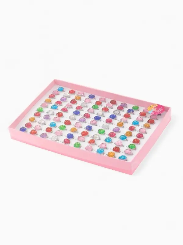 Кольцо &laquo;Выбражулька. Розочка&raquo;, МИКС, безразмерное