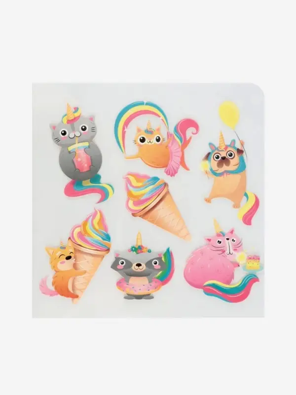 Термонаклейка &laquo;Праздничные единорожки&raquo;, 19.5&times;21 см, 7 дизайнов