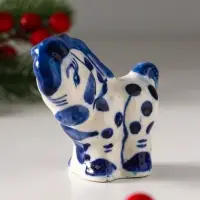 Фигурка фарфор гжель &laquo;Конь в яблоках&raquo;