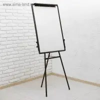 Флипчарт магнитно-маркерный, регулировка высоты, 90&times;60 см