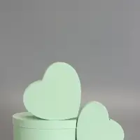 Набор коробок 3 в 1 сердца 22 х 20 х 9;  18.5 х 17 х 7.5; 16 х 14 х 6 см