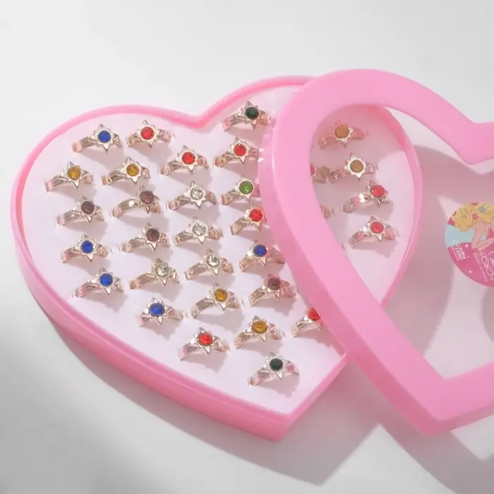 Кольцо «Выбражулька» искорка, МИКС в золоте, безразмерное Кольцо «Выбражулька» искорка, МИКС в золоте, безразмерное